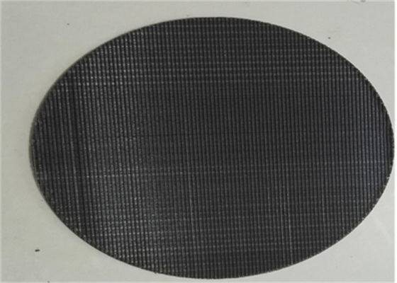 Diameter 350mm 12/64 Black Carbon Steel Screen Filter Mesh Disc for PP / HDPE Recycling