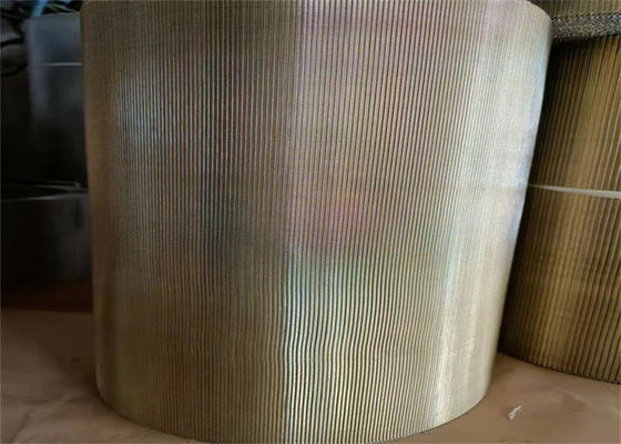Copper Clad Steel Fine Mesh Screen Roll Dutch Woven Belt Type For Rubber Polymer Melt Extrusion