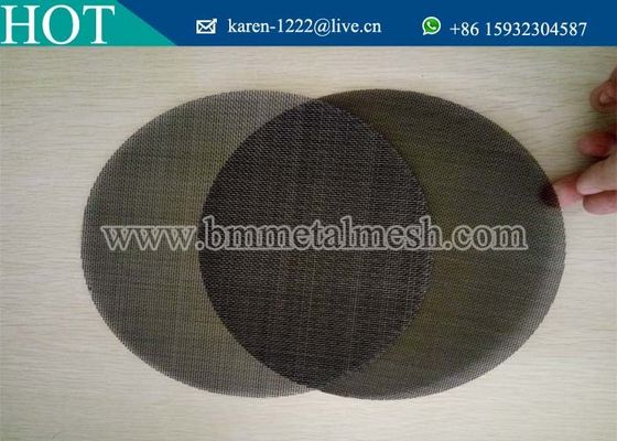 Ordinary Wire Mesh Dutch Weave Extruder Screen Filter Seive/ Wire Mesh Cloth Disc