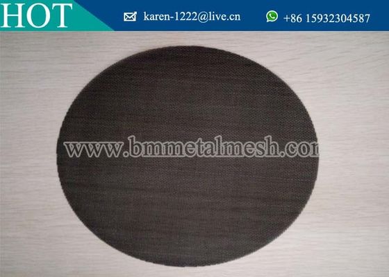 Black Wire Mesh/Black Wire Cloth Filter Disc For PP PE Plastic Recycling
