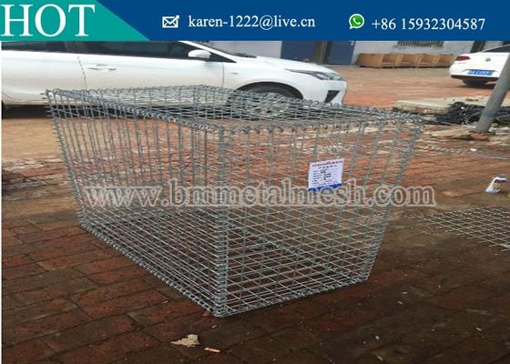 3.4Mm Welded Gabion Cage Retaining Wall Terra Mesh Customized
