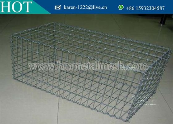 Standard Galvanized Welded Gabion/Gabion Box / Terra Mesh For Architecture