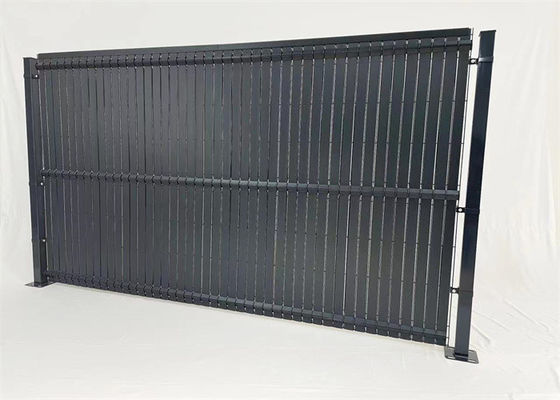 Chain Link Fence Weave Plastic Garden Fence Privacy Tape with Bracket For Balcony