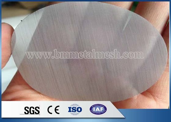 60 Micron Filter Mesh Screen / Screen Filter Disc For PP PE Plastic Recycle