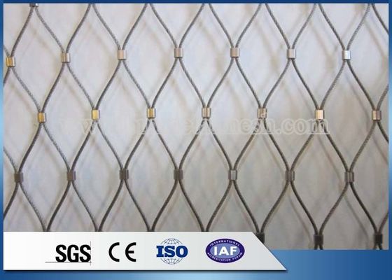 Ferrule Woven X Tend Stainless Steel Cable Mesh 7*7 7*19 For Decoratiion