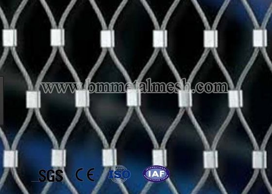 Ferrule Woven X Tend Stainless Steel Cable Mesh 7*7 7*19 For Decoratiion