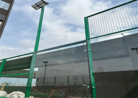 Easy To Install Anti Rust Metal Mesh Fence For Padel Court Paddle Tennis Court