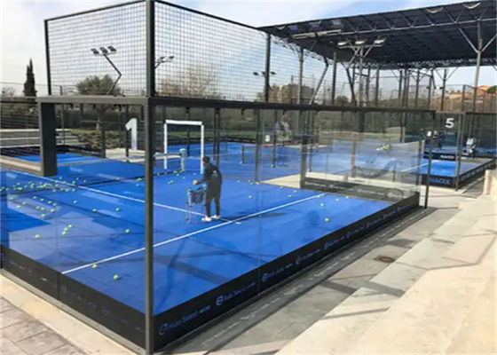 Easy To Install Anti Rust Metal Mesh Fence For Padel Court Paddle Tennis Court