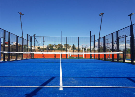 BM Steel Mesh Fencing Panoramic Padel Court Fence Galvanized 10Mx20M