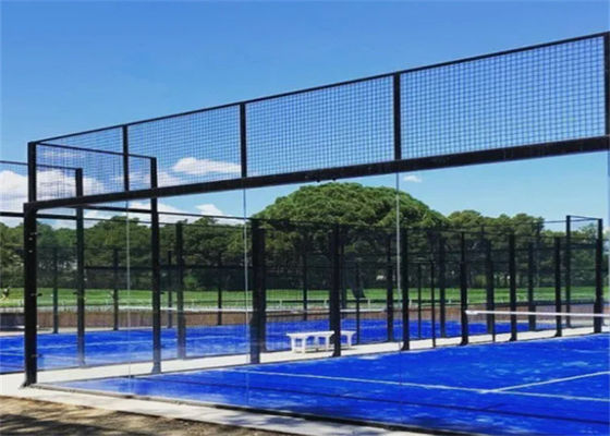 New Design Panoramic Padel Court Fence Steel Wire 10Mx20M