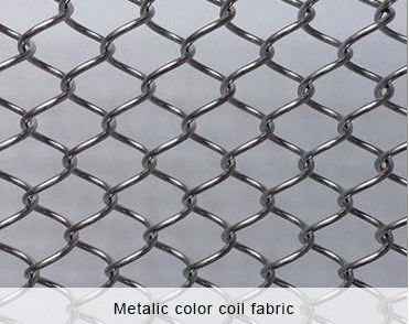 Metal Coil Drapery,Aluminum Mesh Drapery,Aliminum Chain Link Mesh Curtain