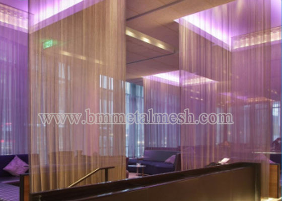 Metal Coil Drapery,Aluminum Mesh Drapery,Aliminum Chain Link Mesh Curtain