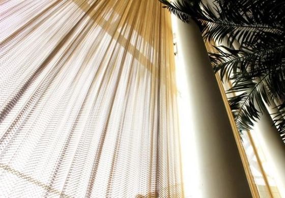 Architectural coil ,Metal Mesh Partition, Room Dividers, Office Isolation Wall