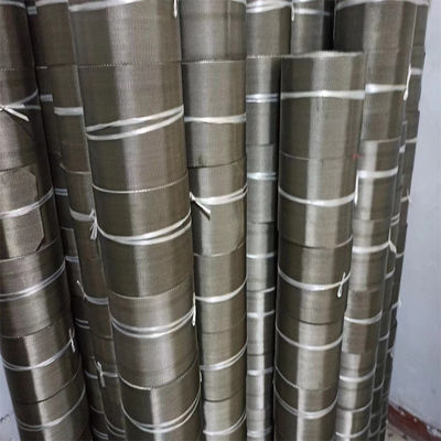 260/40 Mesh 157Mm Stainless Steel Reverse Dutch Woven Mesh Belt For Extruder
