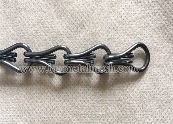 1.6mm Aluminum Chain Link Curtain For Decoration