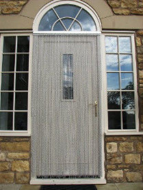 Decorative Aluminium Chain Strip Metal Link Door Blinds Curtain