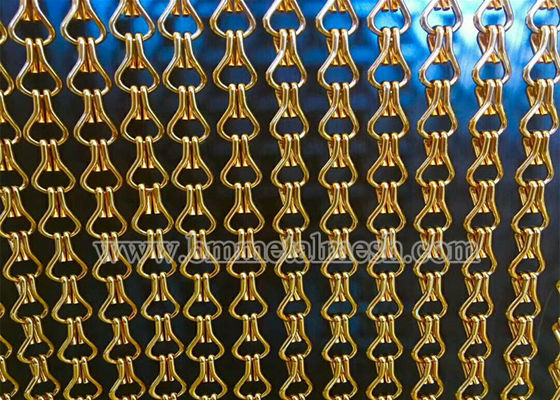 Factory Anodized Fly Door Chain Curtain Screens