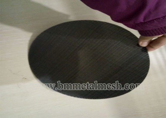 Circle Diameter 250mm Screen Mesh For Plastic Extrusion Production Line