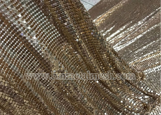 Metal Mesh Sequin Chain Fabric