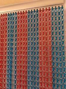 Decorative Aluminium Chain Door Fly Screen Curtain Pest Control Insect Screen