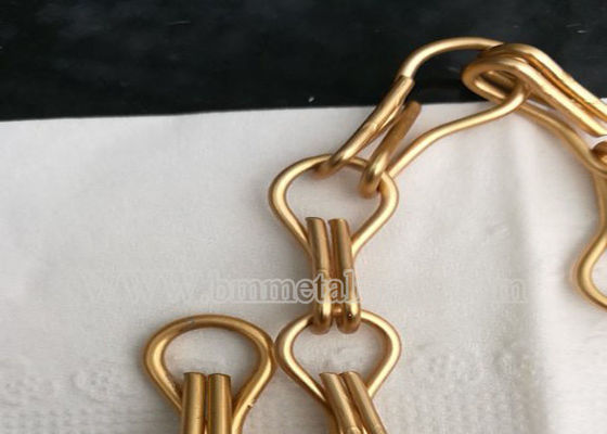 Aluminium Chain Link Fly Screen 90x210cm For Door Curtain