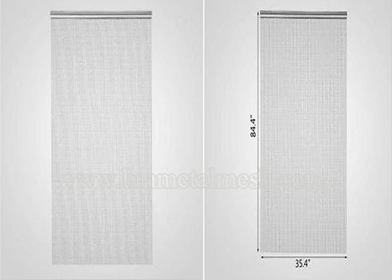 Factory Aluminum Anodized Fly Door Chain Link Curtains