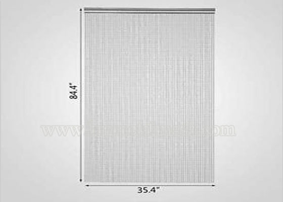 Aluminium Fly Pest Door Screen 84x35 Inch Metal Chain Curtain doorway Screen