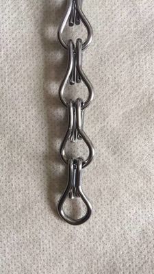 Aluminum Chain Curtain Fly Screens/Anodized Fly Door Chain Curtains Factory