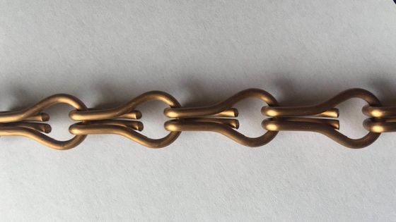 Manufacture Aluminum Anodized Fly Screen Door Chain Link Curtains