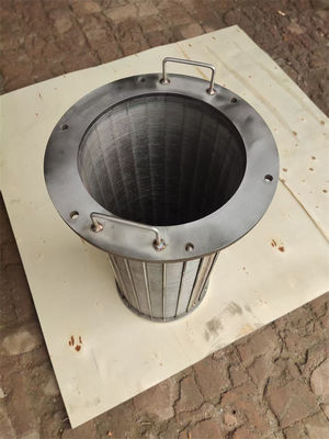 Factory Wedge Wire Screen For Tank Equipment, Johnson Resin Trap Filter With Flange