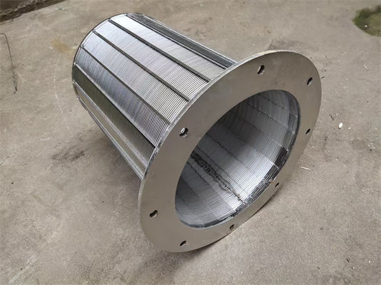 SUS316 Johnson Screen Filter Resin Trap 0.02-60Mm Screen Gap Wedge Wire Screen