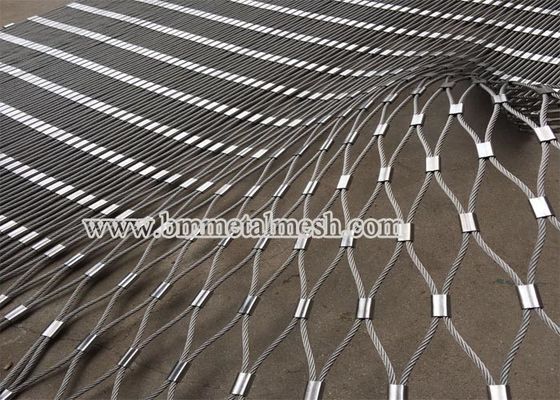Ferrule Type Rope Zoo Aviary Mesh For Animal Enclosure Fence