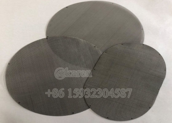 SS304 SS201 Filter Screen For Pelletizer Machine Diameter 250Mm 300Mm