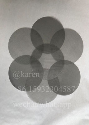 SS MS Extruder Screen Pack / Filter Disc Mesh For Recycle Plastic Pelletizer Machine