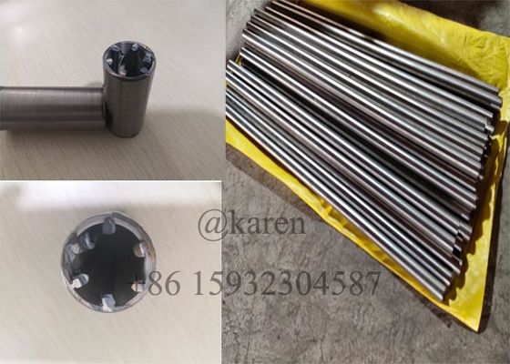Free Flow 304 Screen Wedge Wire Screen,Johnson Screen,V Wire Shape Oil Sieve Tube