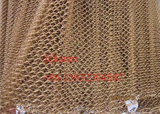 Decorative Metal Curtain/Chain Link Metal Mesh Drapery