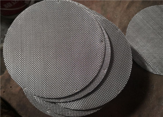 Spot Welded Edges Plastic Melt Filtration Process Extruder Screen Pack