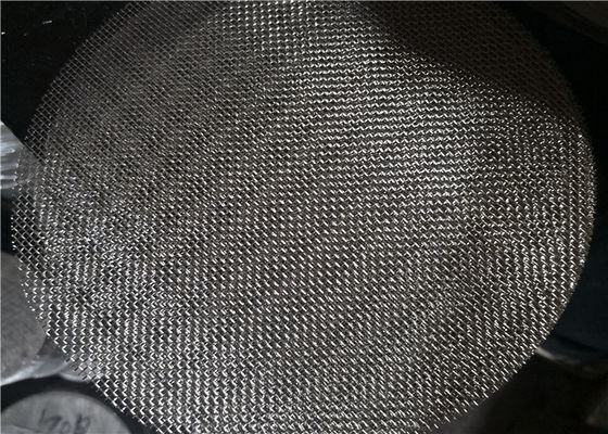 Diameter 240Mm 100 Mesh Count Stainless steel Wire Mesh Screen For Rubber And Extruder Machine