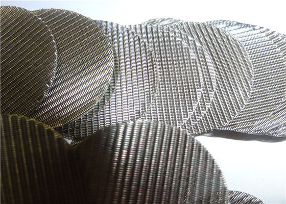 Diameter 240Mm 100 Mesh Count Stainless steel Wire Mesh Screen For Rubber And Extruder Machine