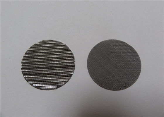 O.D 58mm to 240mm Stainless Steel Mesh Extruder Screens Resist to Rust