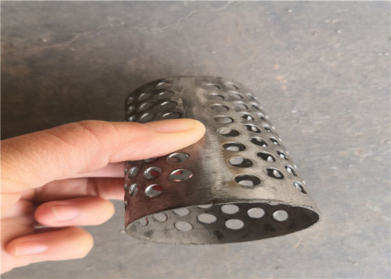 Durable Wire Mesh Filter Cylinder , SS 304 316 316L Perforated Filter Tube Cartridge