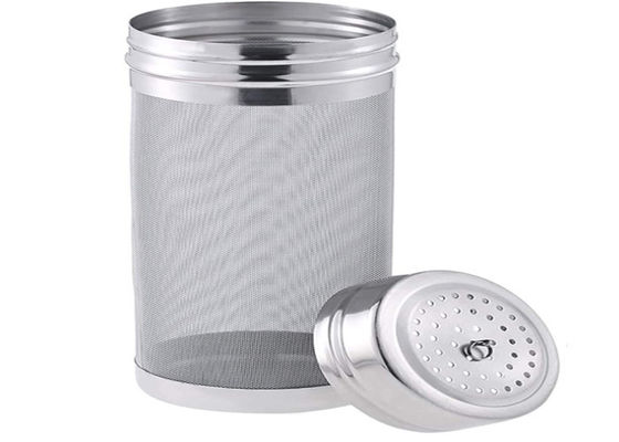 18 CM x 7 XM Beer Dry Hopper Filter,300 Micron Mesh Stainless Steel Hop Strainer Cartridge Filter Mesh