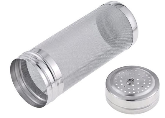 18 CM x 7 XM Beer Dry Hopper Filter,300 Micron Mesh Stainless Steel Hop Strainer Cartridge Filter Mesh