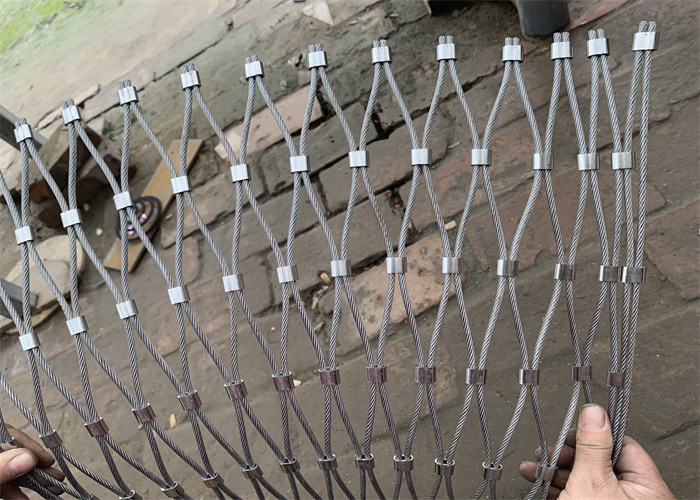 Woven Type 316 Wire 8.0Mm Stainless Steel Wire Rope Mesh Net Widely Used In Sea