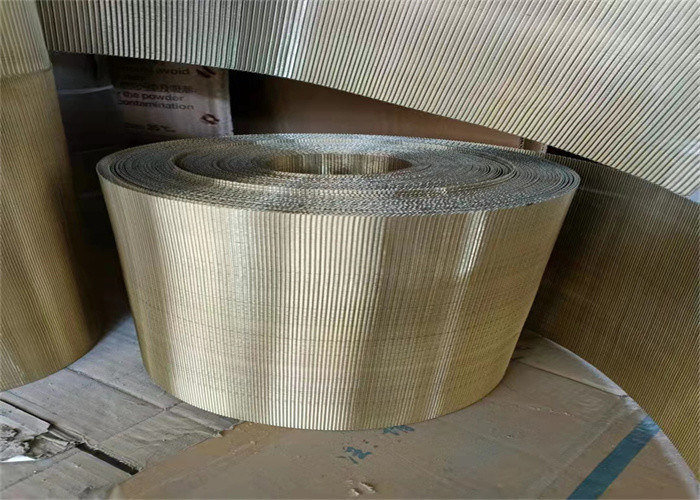 Continuous Belt Wire Mesh Filter Screen Copper Clad Steel For Extruder Plastic Production Length 50M
