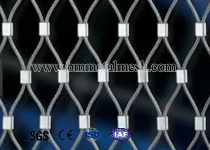 Ferrule Woven X Tend Stainless Steel Cable Mesh 7*7 7*19 For Decoratiion