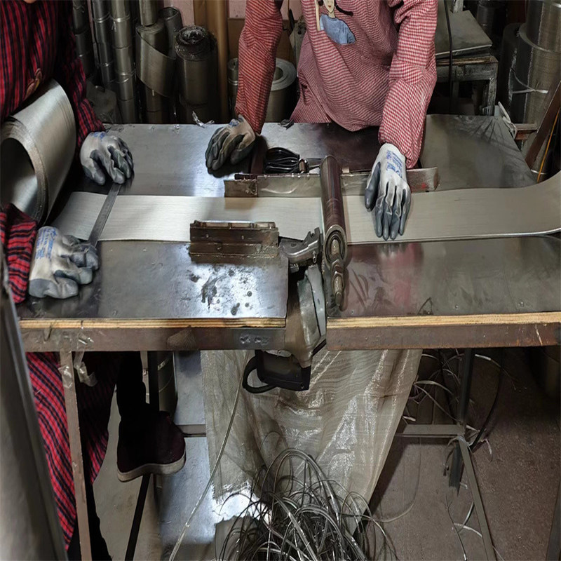 260/40 Mesh 157Mm Stainless Steel Reverse Dutch Woven Mesh Belt For Extruder