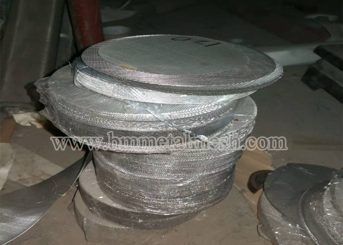 Extruder Screen Filter Discs For Plastic Extrusion Production Line