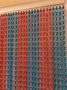 Decorative Aluminium Chain Door Fly Screen Curtain Pest Control Insect Screen