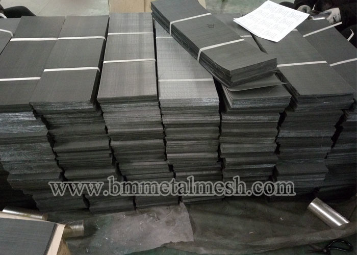 12x64 Extruder Screen Mesh Round Shape For Polymer Filters Processing